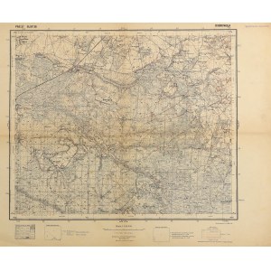 DOBROWOLA (Belarus). Topographical map of the Dobrovola area; Military Geographical Institute, Warsh...