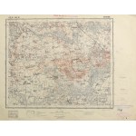 DZIAŁDOWO. Topographical map of the vicinity of Działdowo; Military Geographical Institute, Warsaw 1930; PA...