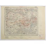 DZIAŁDOWO. Topographical map of the vicinity of Działdowo; Military Geographical Institute, Warsaw 1930; PA...