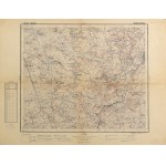 GRODNO (Belarus). Topographical map of the area around Grodno and Novy Dvor (Sokolsk district); Military Inst...