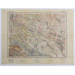 KOŁOMYA (Коломия, Ukraine). Topographical map of the Kolomyia area; Military Geographical Institute, W...