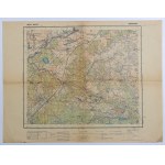 MARCINKAŃCE (Marcinkonys, Lithuania). Topographic map of the area around the village of Marcinkańce; Military Ge…