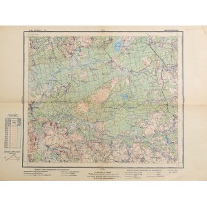 OLKIENIKI (Valkininkai, Lithuania). Topographic map of the Olkienik area; Military Geographic Institute…
