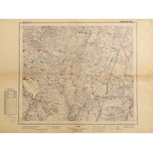 OLKIENIKI (Valkininkai, Litwa). Mapa topograficzna okolic miejscowości Olkieniki, Duśmiany (Dusme…