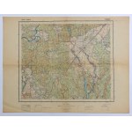 PORZECZE (Belarus). Topographic map of the Porzecz area; Military Geographical Institute, Warsaw....