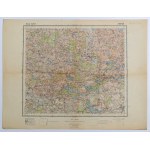 RUDZISZKI (Rūdiškės, Lithuania). Topographic map of the area around Rudziszki and Wysoki Dwór; Military…