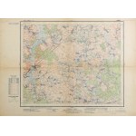 ROSHANA (Belarus). Topographical map of the area around the village of Różana; Military Geographical Institute,...