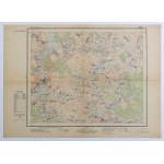 ROSHANA (Belarus). Topographical map of the area around the village of Różana; Military Geographical Institute,...
