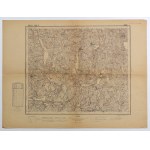 SEJNY. Topographical map of the area east of Sejny; Military Geographical Institute, Warsaw 1929....