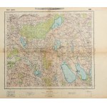 SIMNO (Simnas, Lithuania). Topographical map of the Simna area; Military Geographical Institute, Warsaw ...