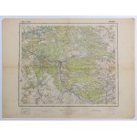 WIĄZOWIEC (Belarus). A topographic map of the vicinity of the villages of Vyazovets, Jaworska Ore, Wielka Wol...