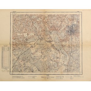 VILNA (Vilnius, Lithuania). Topographical map of the Vilnius area; Military Geographical Institute, Warsaw....