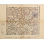 VILNA (Vilnius, Lithuania). Topographical map of the Vilnius area; Military Geographical Institute, Warsaw....