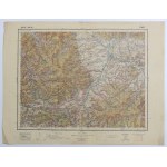 ŻYWIEC. Topographical map of the Żywiec area; Military Geographical Institute, Warsaw 1934; PAS 50 SŁ....
