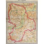 CZARNKÓW (pow. czarnkowsko-trzcianecki). Map of Czarnkow county; letter and print. P. Baron, ca. ...