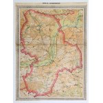 CZARNKÓW (pow. czarnkowsko-trzcianecki). Map of Czarnkow county; letter and print. P. Baron, ca. ...