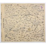 GOSTYŃ. Map of the district of Gostyn; lith. and print. P. Baron, ca. 1900; unsigned; lith. ch.-b., st. bd....