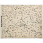 JAROCIN. Map of the district of Jarocin; lit. and printed. P. Baron, ca. 1890; lith. p. b., st. bdb., at...