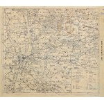POZNAŃ. Map of the eastern Poznań district; lit. and printed. P. Baron, ca. 1910; unsigned; lith. p...