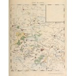 WYMIGIEL. Map of the śmigiel district; issued by F. Ebbecke, Leszno, ca. 1900; lettered in color, taped p...