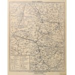 ŚREM. Map of the Śrem district; published by F. Ebbecke, Leszno, lit. and printed by. P. Baron, ca. 1900; lith. cz....