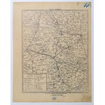 ŚREM. Map of the Śrem district; published by F. Ebbecke, Leszno, lit. and printed by. P. Baron, ca. 1900; lith. cz....