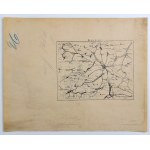 JAWOR. Map of the county of Jawor; published by O. Hellmann, Jawor, lit. and print. P. Baron, ca. 1910; lit. c...