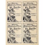 LUBIN. Map of the district of Lubin; printed. and ed. by P. Baron and A. Hilscher, Legnica, ca. 1890; annotations ...