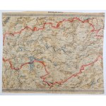 KOŚCIERZYNA, STAROGARD GDAŃSKI. Map of kościerzyna county; on verso part-b. map of starogar...