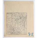 SZUBIN, GRODKÓW (Opolskie province). Map of Szubin district (no legend); on verso map of district ...