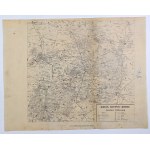 WAŁCZ. Map of Wallach County; print. P. Baron, published by P. Garm