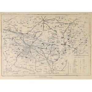 GREEN MOUNTAIN, SPREMBERG. Map of the district of Zielona Góra; on verso map of the district of Spremberg in Branden....