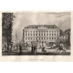 SZCZAWNO-ZDRÓJ, GRAZ (Austria). Il maniero di Ida (l'attuale hotel Dworzysko); disegno di E.W. Knippel (1811-19...