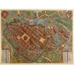 WROCŁAW. Perspektivní plán města; převzato z: Civitates Orbis Terrarum, ed. G. Braun a F. Ho...
