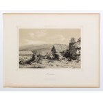 HIGH STONE. Shelter on High Stone; drawing by F. Koska, Lithographische Anstalt v. Mercier ....