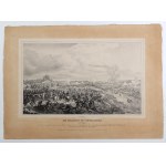 OSTROŁĘKA, NOVEMBER UPRISING. Panorama of the battle of Ostrolenka on May 26, 1831; letter I. Lacroix, fig.