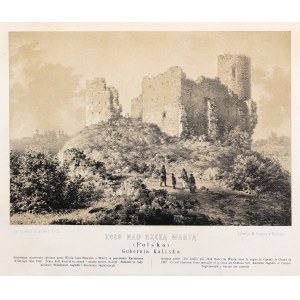 KOŁO. Castle ruins; drawing by N. Orda, taken from: Album of Historical Views of Poland [...], ed. by N. Orda....