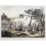 FRYDLAND (Pravdinsk). Scene from the battle (June 14, 1807); drawing by V. Adam, litt. by C. Motte, c. 1825; lith.