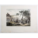 FRYDLAND (Pravdinsk). Scene from the battle (June 14, 1807); drawing by V. Adam, litt. by C. Motte, c. 1825; lith.