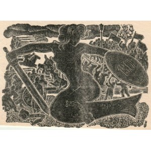 LANGNER Wiktor Zbigniew (1906-1985). Cykl Syrenki, poświęcony dziejom Warszawy, papeteria - zesta…