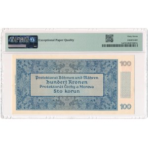 Bohemia &amp; Moravia - 100 Korunas 1940 * P7a * imperforated