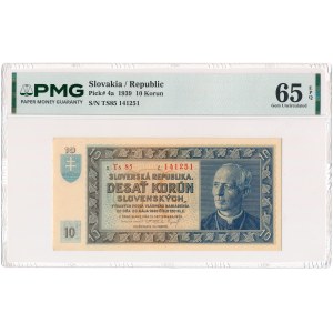 Slowakei – 10 Koruna 1939 * P4a * ungezähnt