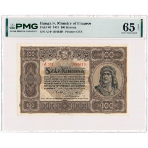 Węgry - 100 Korona 1920 * P63