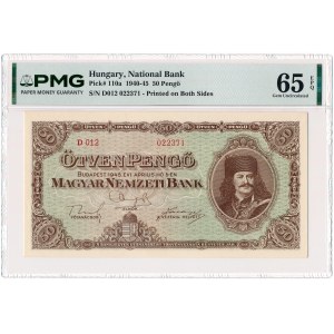 Hungary - 50 Pengö 1945 * P110a