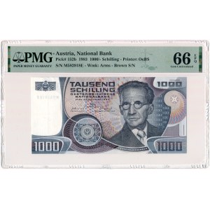 Austria - 1,000 Schilling, 1983 * P152b * Erwin Schrödinger