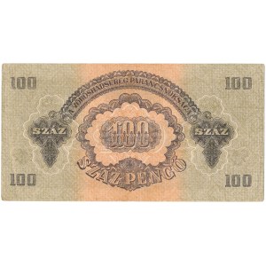 Maďarsko – 100 pengő 1944 * PM8 * sovětská okupace