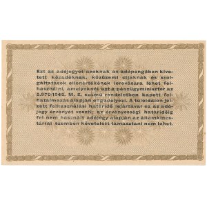 Hungary - 10,000 (Tízezer) Adópengő 1946 * P143b