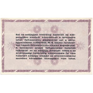 Hungary - 100,000 (Egyszázezer) Adópengő 1946 * P144e * white paper, no serial number