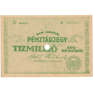 Hungary - 10,000,000 (Tízmillió) Adópengő 1946 * P158
