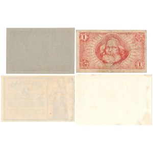 Węgry - Budapest - zestaw 4 bonów zakładowych 1919-1920